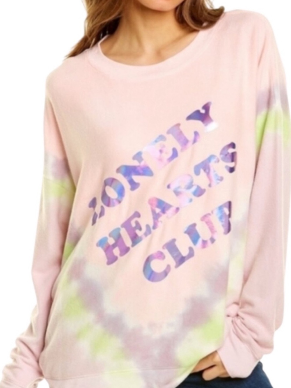 Wildfox, Pizza Never Lies, Roadtrip Sweatshirt, Oversized Sweatshirt, Graphic S - Picture 6 of 12